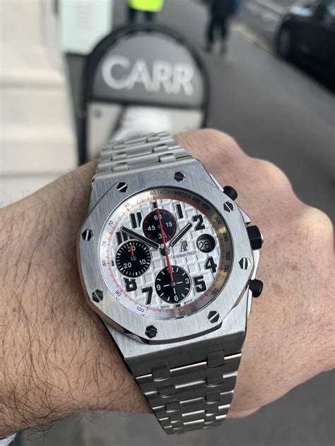 audemars piguet royal oak panda|audemars piguet panda watch.